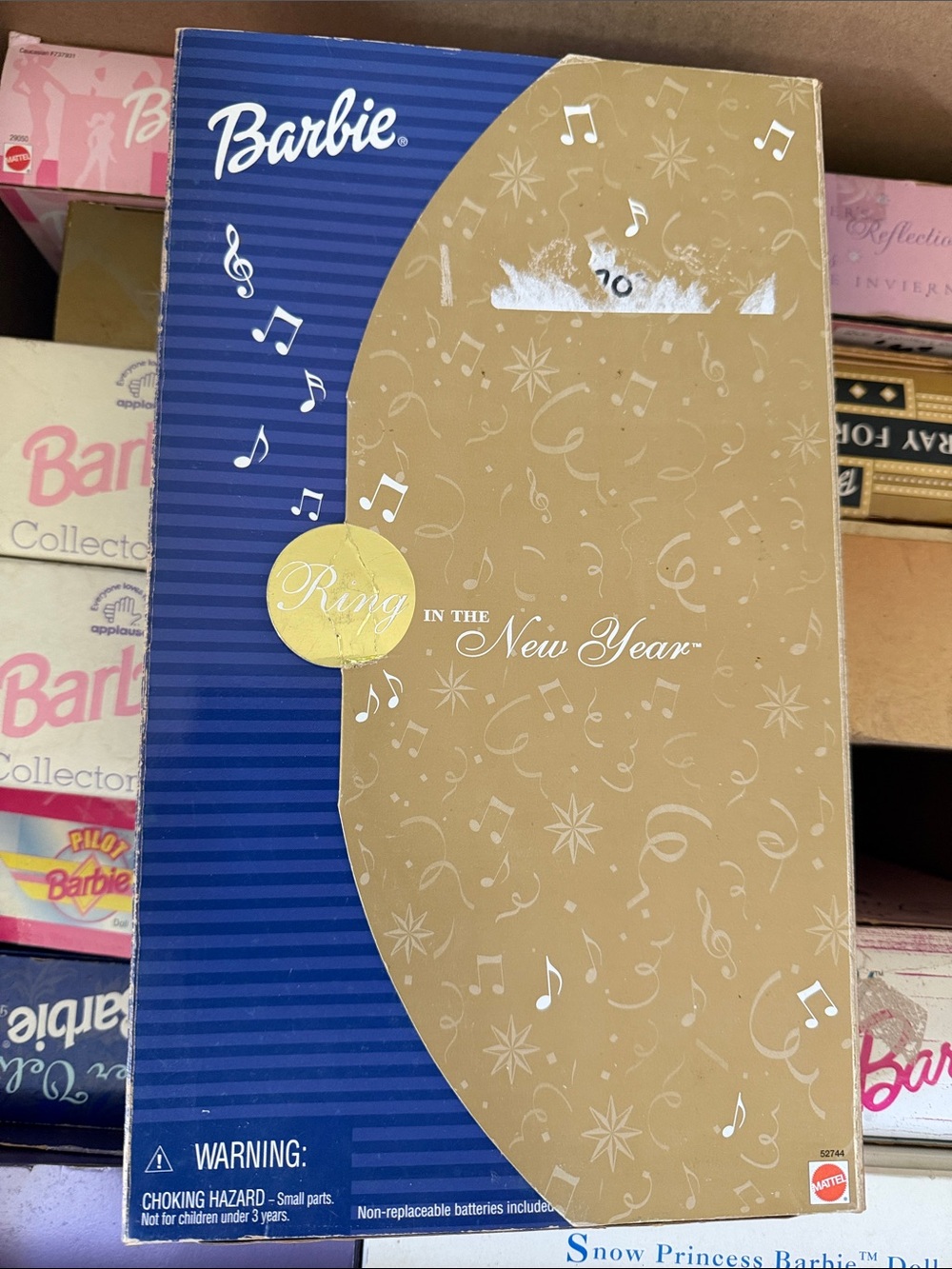 Barbie Ring in the New Year Boxed Doll – Gold and Blue
